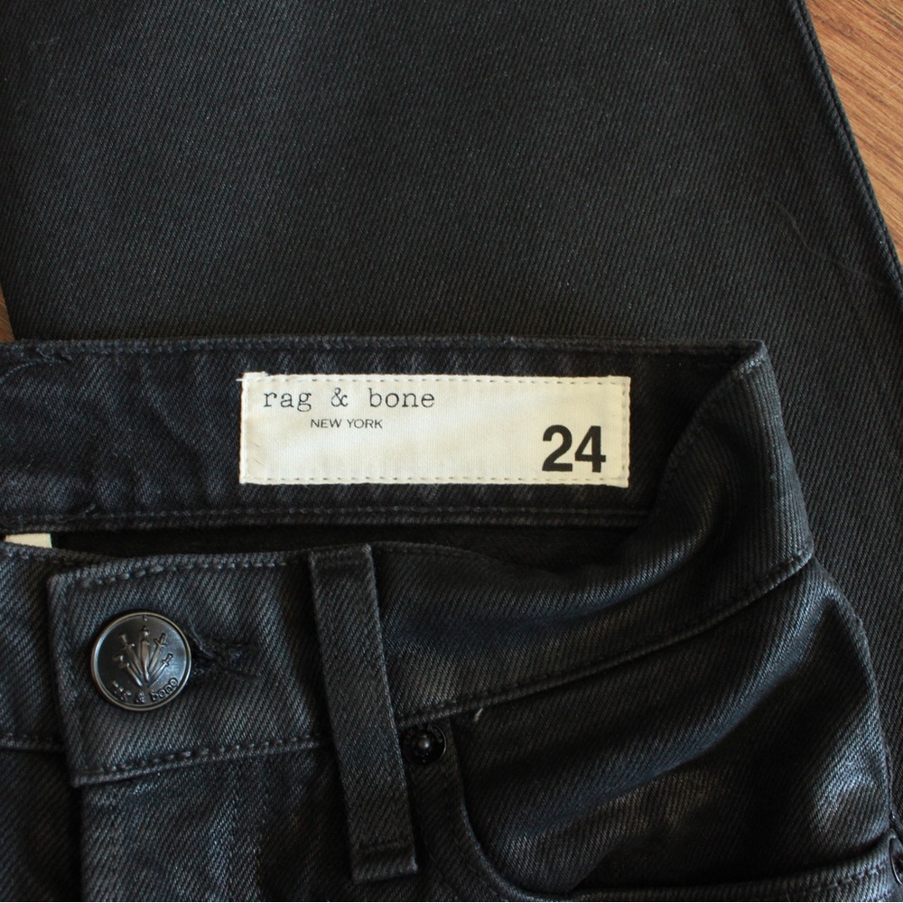 RAG & BONE “Alex” High Rise Straight Jean - Picture 8 of 12